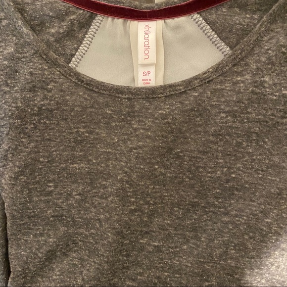 Xhilaration mixed media high-lo top - Picture 5 of 7